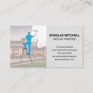 Tarjeta De Visita House Painter   Hogar residencial