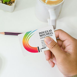 Tarjeta De Visita House Painter   Paint Roller