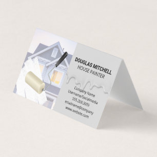 Tarjeta De Visita House Painter   Pintura de goteo