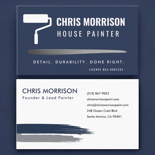 Tarjeta De Visita House Painter Professional (Subido por el creador)