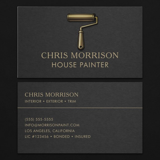 Tarjeta De Visita House Painter Professional (Subido por el creador)