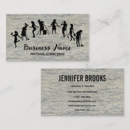 Tarjeta De Visita Housekeeping Maid Service Cleaning Professional