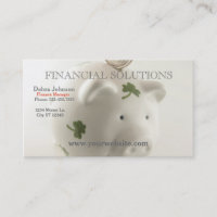 Hucha afortunada de las soluciones financieras