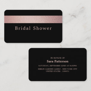Tarjeta De Visita Huelga de Relieve metalizado dorado Rosa, boleto d