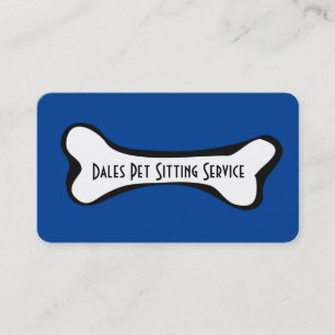 Tarjeta De Visita Hueso de Perro Mascota