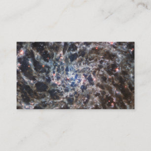 Tarjeta De Visita Huesos de Galaxy IC5332 de JWST