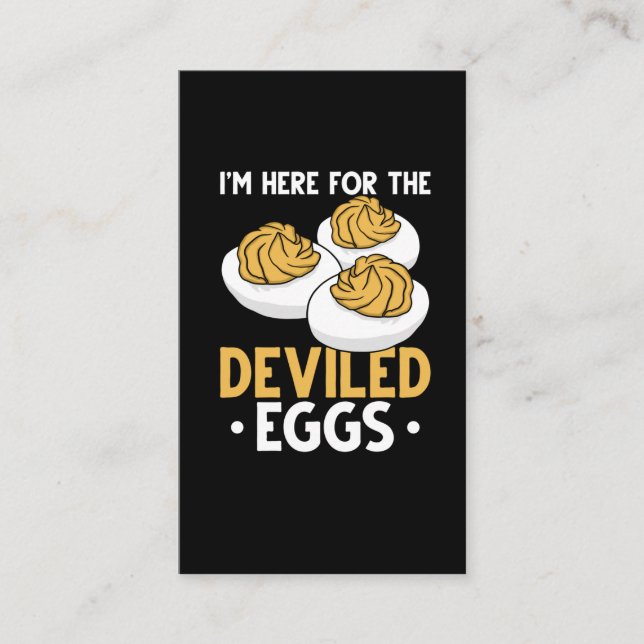 Tarjeta De Visita Huevo divertido para el Amante de los Huevos Graci (Anverso)