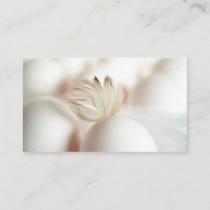 Tarjeta De Visita Huevos Frescos de Granja Foto Personalizada