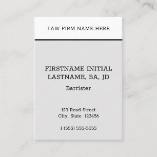 Tarjeta de visita humilde y mínima