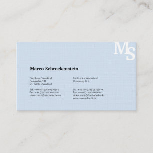 Tarjeta De Visita Hummer Businesscards azul