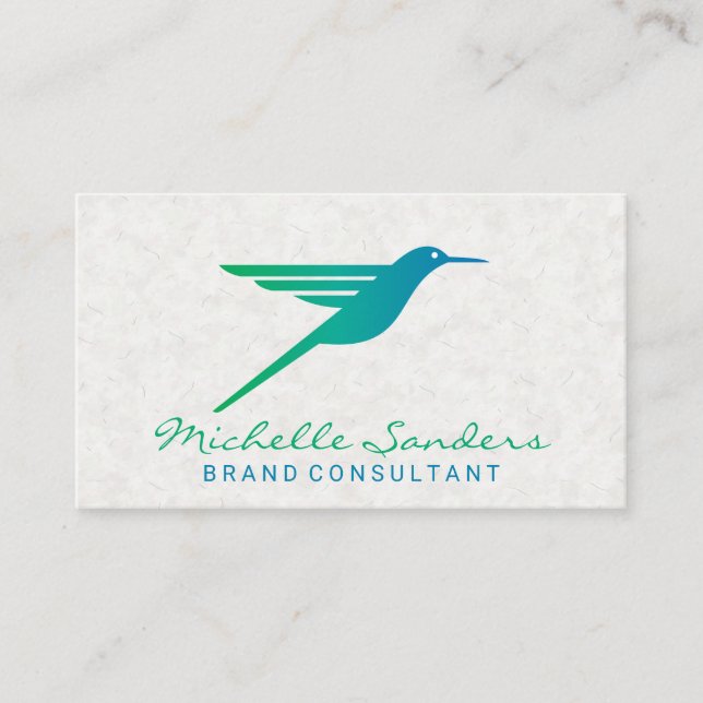 Tarjeta De Visita Hummingbird (Anverso)