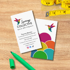 Tarjeta De Visita Hummingbird - Blanco