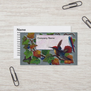 Tarjeta De Visita Hummingbird e Ivy