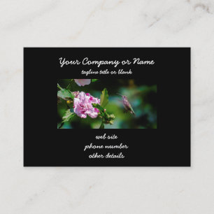 Tarjeta De Visita Hummingbird - Fotografía original