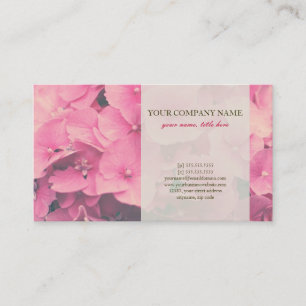 Tarjeta De Visita Hydrangea
