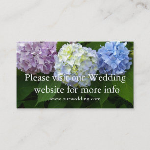 Tarjeta De Visita Hydrangeas