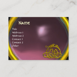 Tarjeta De Visita HYPER DRAGON AMETHYST , rosa violeta brillante