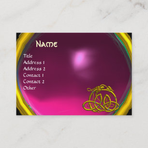 Tarjeta De Visita HYPER DRAGON AMETHYST , rosa violeta brillante