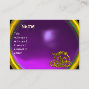Tarjeta De Visita HYPER DRAGON AMETHYST , rosa violeta brillante