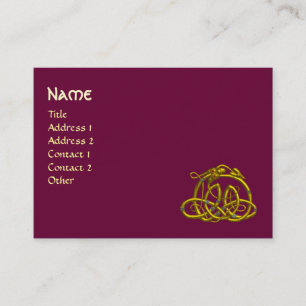 Tarjeta De Visita HYPER DRAGON, púrpura