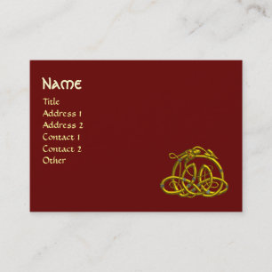 Tarjeta De Visita HYPER DRAGON, rojo