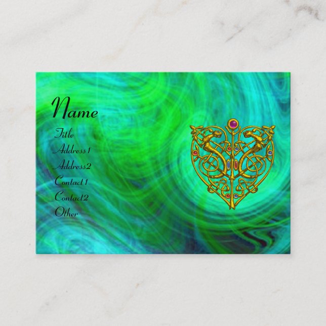 Tarjeta De Visita HYPER VALENTINE ,amarillo rojo verde azul (Anverso)