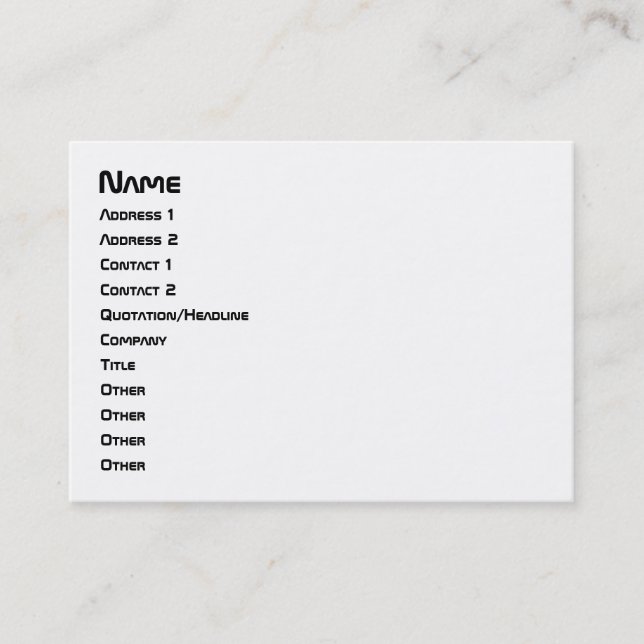 Tarjeta De Visita I Heart Geeks ASCII ART (Anverso)