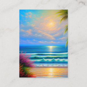 Tarjeta De Visita Ibiza es una pequeña isla situada en el Mediterrán