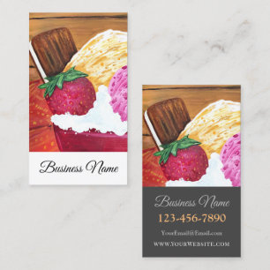 Tarjeta De Visita Ice Cream Dream