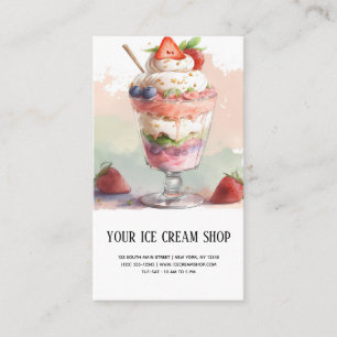 Tarjeta de visita Ice Cream Parlor