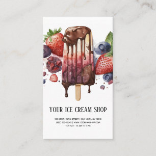 Tarjeta de visita Ice Cream Parlor