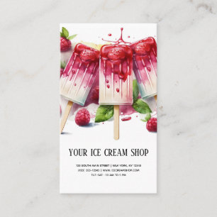 Tarjeta de visita Ice Cream Parlor