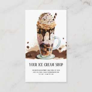 Tarjeta de visita Ice Cream Parlor