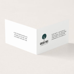 Tarjeta De Visita Icono de árbol / Jardinero