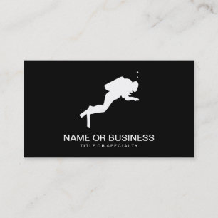 Tarjeta De Visita icono de buzo