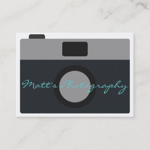 Tarjeta De Visita Icono de cámara clásico para fotógrafo