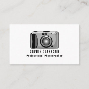 Tarjeta De Visita Icono de cámara digital, fotógrafo, fotografía