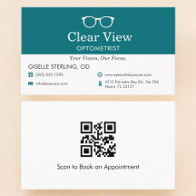 Icono de código QR de gafas de oficina de optometr