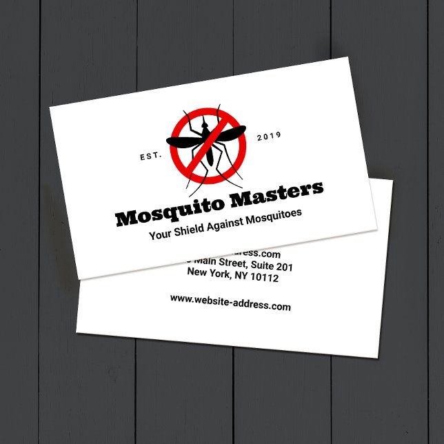 Tarjeta De Visita Icono de control de plagas de mosquitos (Subido por el creador)