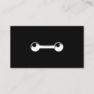 Tarjeta De Visita Icono de dumbombo   Fitness   Entrenador personal