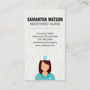 Tarjeta De Visita Icono de enfermera