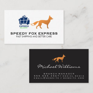 Tarjeta De Visita Icono de envío   Servicios de entrega
