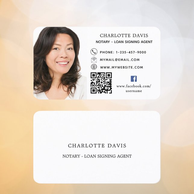 Tarjeta De Visita Icono de foto de código QR en Facebook (Subido por el creador)