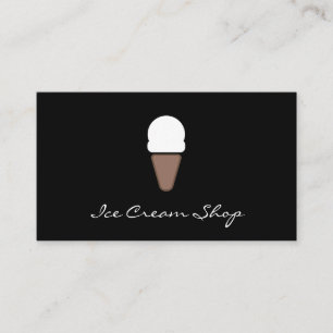 Tarjeta De Visita Icono de Helado