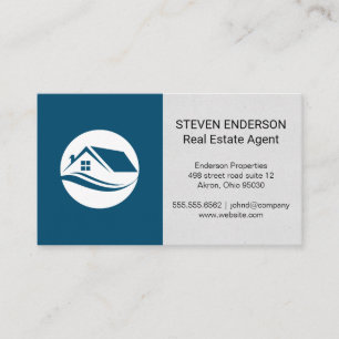 Tarjeta De Visita Icono de inicio   Realtor