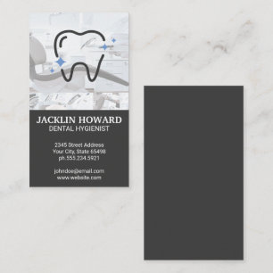 Tarjeta De Visita Icono de la muela   Oficina de dentistas
