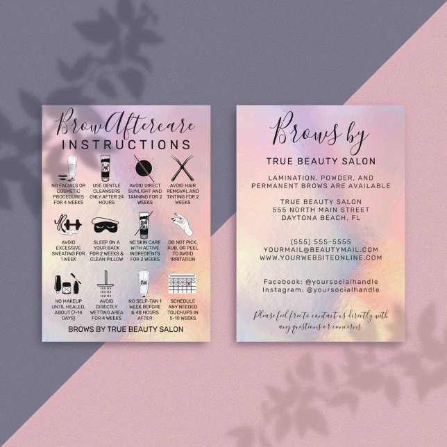 Tarjeta De Visita Icono de la posología de los brotes holográficos d (Subido por el creador)