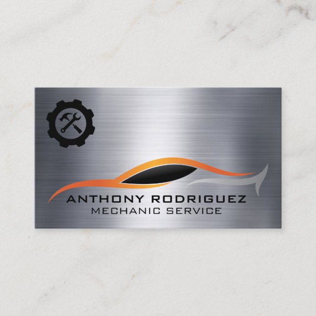 Tarjeta De Visita Icono de martillo | Ilustracion deportivo (Anverso)