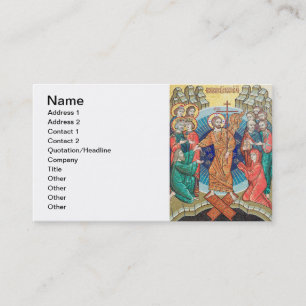 Tarjeta De Visita Icono de mosaico ruso