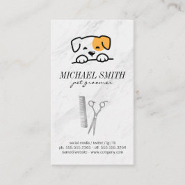 Tarjeta De Visita Icono de perro lindo | Herramientas de cálculo